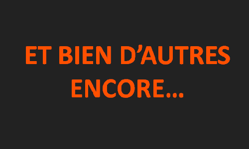 Et Bien D’autres Encore…